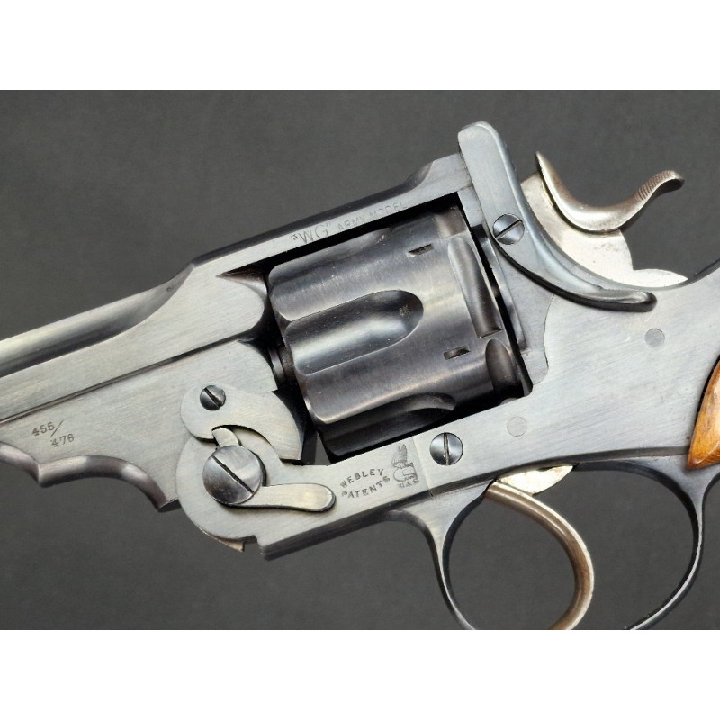Handguns WEBLEY GRENN ARMY WG 1896 REVOLVER Calibre 455 476 et 45LC - GB XIXè {PRODUCT_REFERENCE} - 12