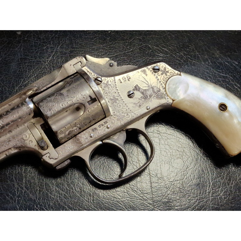 Handguns REVOLVER MERWIN HULBERT Gravé 1883 Medium Frame Double Action Calibre 38 S&W - US XIXè {PRODUCT_REFERENCE} - 3