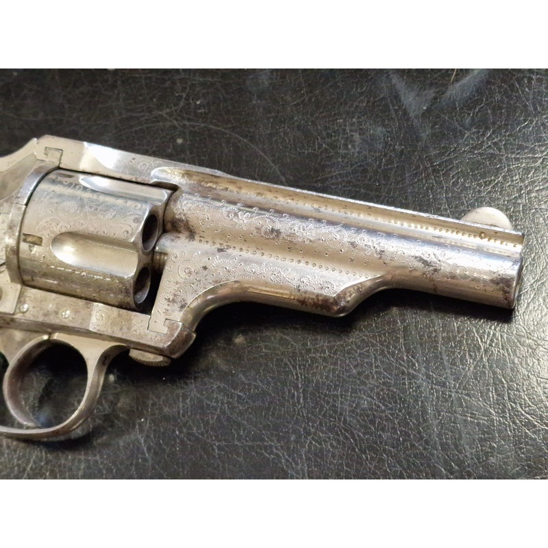 Handguns REVOLVER MERWIN HULBERT Gravé 1883 Medium Frame Double Action Calibre 38 S&W - US XIXè {PRODUCT_REFERENCE} - 5