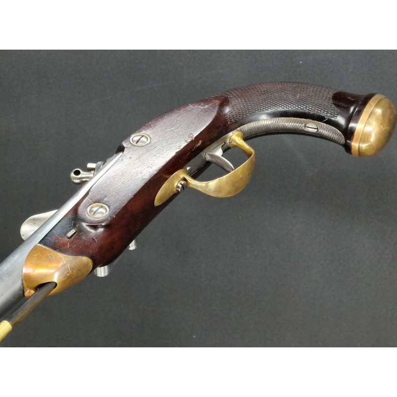 Handguns PISTOLET A SILEX OFFICIER MODELE 1816 MANUFACTURE ROYALE ST ETIENNE  - France Restauration {PRODUCT_REFERENCE} - 5