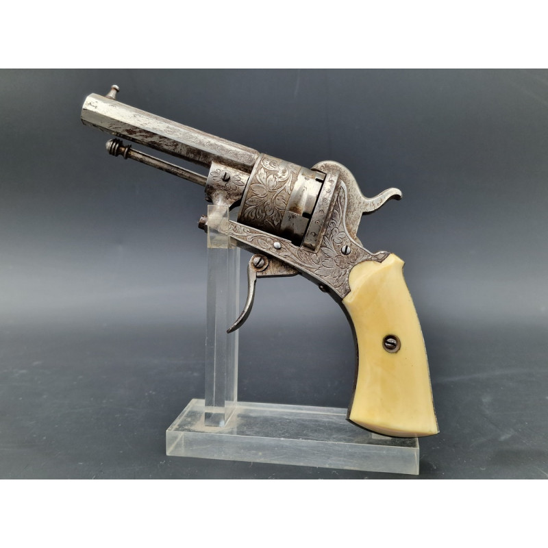 Handguns REVOLVER A BROCHE  THE GUARDIAN AMERICAN MODEL  CALIBRE 7MM - Belgique XIXè {PRODUCT_REFERENCE} - 2
