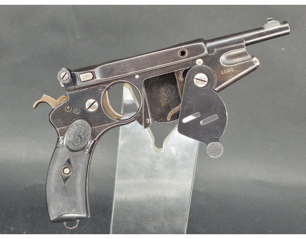 Handguns PISTOLET BERGMANN N°2 modèle 1896 calibre 5mm Bergmann - Allemagne XIXè {PRODUCT_REFERENCE} - 3