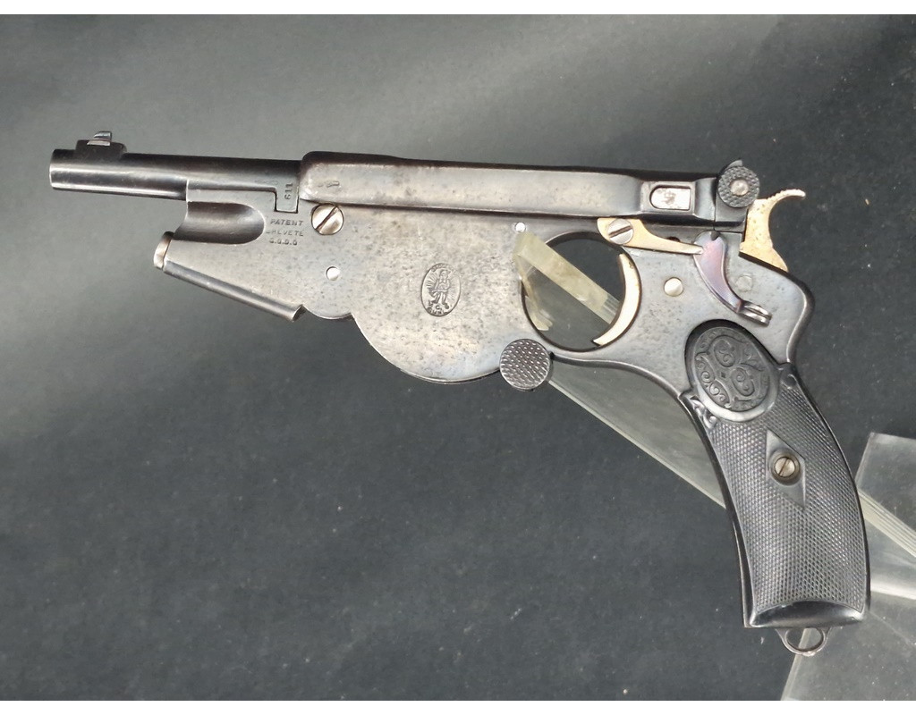 Handguns PISTOLET BERGMANN N°2 modèle 1896 calibre 5mm Bergmann - Allemagne XIXè {PRODUCT_REFERENCE} - 4