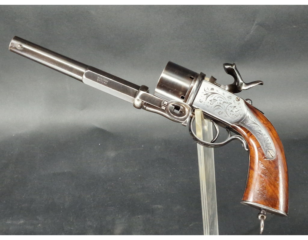 Handguns REVOLVER   EYRAUD Breveté   en 1858 à Saint Etienne   Calibre 12mm à Broche  -  France XIXè {PRODUCT_REFERENCE} - 6