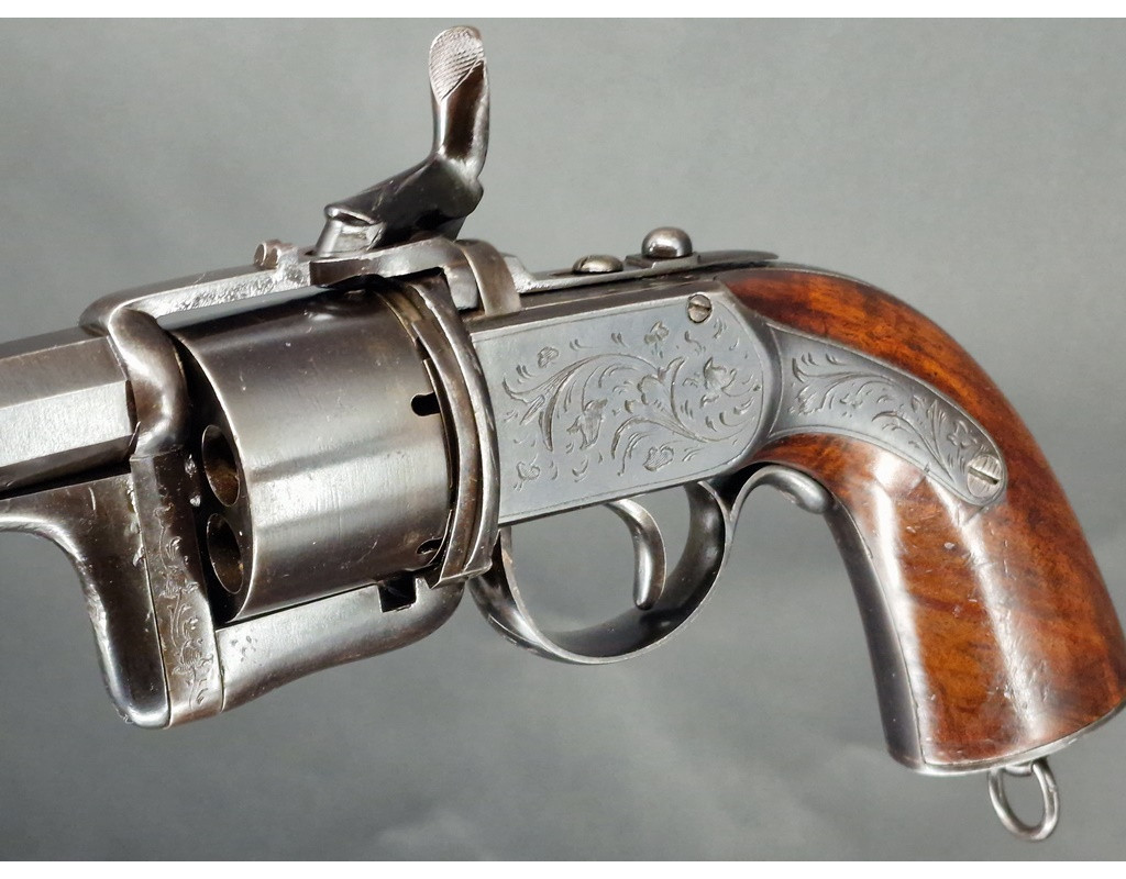 Handguns REVOLVER   EYRAUD Breveté   en 1858 à Saint Etienne   Calibre 12mm à Broche  -  France XIXè {PRODUCT_REFERENCE} - 7
