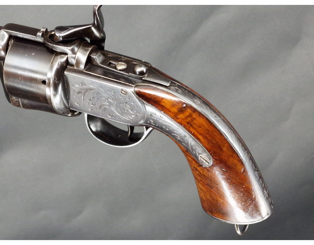 Handguns REVOLVER   EYRAUD Breveté   en 1858 à Saint Etienne   Calibre 12mm à Broche  -  France XIXè {PRODUCT_REFERENCE} - 8