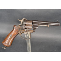 Handguns REVOLVER ESCOFFIER SUR BREVET LEFAUCHEUX 1862 TRIPLE ACTION 12mm BROCHE  - FRANCE Second Empire {PRODUCT_REFERENCE} - 1