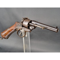 Armes de Poing REVOLVER ESCOFFIER SUR BREVET LEFAUCHEUX 1862 TRIPLE ACTION 12mm BROCHE  - FRANCE Second Empire {PRODUCT_REFERENC