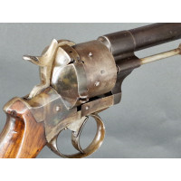 Armes de Poing REVOLVER ESCOFFIER SUR BREVET LEFAUCHEUX 1862 TRIPLE ACTION 12mm BROCHE  - FRANCE Second Empire {PRODUCT_REFERENC