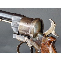 Armes de Poing REVOLVER ESCOFFIER SUR BREVET LEFAUCHEUX 1862 TRIPLE ACTION 12mm BROCHE  - FRANCE Second Empire {PRODUCT_REFERENC