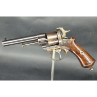 Armes de Poing REVOLVER ESCOFFIER SUR BREVET LEFAUCHEUX 1862 TRIPLE ACTION 12mm BROCHE  - FRANCE Second Empire {PRODUCT_REFERENC
