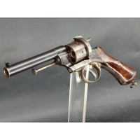 Armes de Poing REVOLVER ESCOFFIER SUR BREVET LEFAUCHEUX 1862 TRIPLE ACTION 12mm BROCHE  - FRANCE Second Empire {PRODUCT_REFERENC