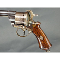 Armes de Poing REVOLVER ESCOFFIER SUR BREVET LEFAUCHEUX 1862 TRIPLE ACTION 12mm BROCHE  - FRANCE Second Empire {PRODUCT_REFERENC