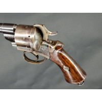 Armes de Poing REVOLVER ESCOFFIER SUR BREVET LEFAUCHEUX 1862 TRIPLE ACTION 12mm BROCHE  - FRANCE Second Empire {PRODUCT_REFERENC
