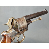 Armes de Poing REVOLVER ESCOFFIER SUR BREVET LEFAUCHEUX 1862 TRIPLE ACTION 12mm BROCHE  - FRANCE Second Empire {PRODUCT_REFERENC