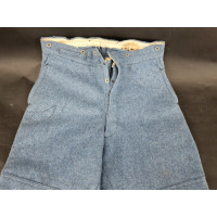 Militaria WW1 PANTALON TROUPE POILU BLEU HORIZON INFANTERIE MONTE Modèle 15 Bh daté 1915 - France première guerre mondiale {PROD