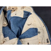 Militaria WW1 PANTALON TROUPE POILU BLEU HORIZON INFANTERIE MONTE Modèle 15 Bh daté 1915 - France première guerre mondiale {PROD