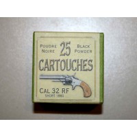 Cartouches Collection 32RF  BOITE CARTON DE MUNITIONS CALIBRE 32 RIMFIRE CARTOUCHES 32 RF {PRODUCT_REFERENCE} - 1