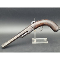 Armes de Poing PISTOLET D' OFFICIER à CARTOUCHE PAPIER  INVENTION   LEPAGE   ARQUEBUSIER DU ROI   -  France XIXè {PRODUCT_REFERE