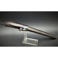 Armes de Poing PISTOLET D' OFFICIER à CARTOUCHE PAPIER  INVENTION   LEPAGE   ARQUEBUSIER DU ROI   -  France XIXè {PRODUCT_REFERE