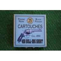 Munitions  BOITE DE 25 MUNITIONS DE RECHARGEMENT - CALIBRE 450 BULLDOG {PRODUCT_REFERENCE} - 1