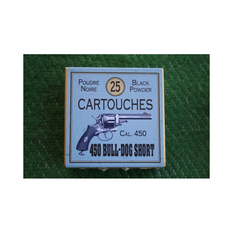 BOITE DE MUNITIONS DE RECHARGEMENT - CALIBRE 450 BULL DOG BOITE DE MUNITIONS DE RECHARGEMENT - CALIBRE 450 BULL DOG