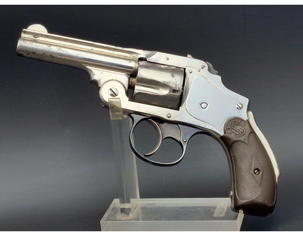 Handguns REVOLVER SMITH ET WESSON   SAFETY  PREMIER MODELE 1877  CALIBRE 38S&W - USA XIXè {PRODUCT_REFERENCE} - 1