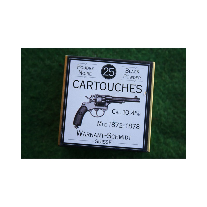 BOITE DE MUNITIONS DE RECHARGEMENT - CALIBRE 10.4mm SUISSE Mle 1872 1878 BOITE DE MUNITIONS DE RECHARGEMENT - CALIBRE 10.4mm SUISSE Mle 1872 1878