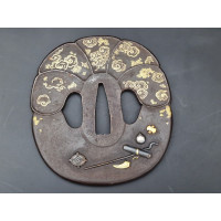 Art Japon TSUBA MARU GATA  KATANA  JAPON  EPOQUE EDO {PRODUCT_REFERENCE} - 1