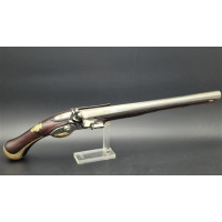 Archives  LONG PISTOLET A SILEX Modèle REGLEMENTAIRE 1743 -45 PIERRE GIRARD SAINT ETIENNE 1746 HUSSARD BRETONS 55cm - France Lou