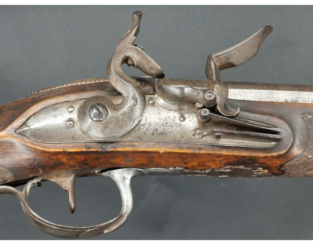Armes Longues TROMBLON A SILEX par  DUMAREST à PARIS  vers 1820  -  FRANCE RESTAURATION {PRODUCT_REFERENCE} - 2