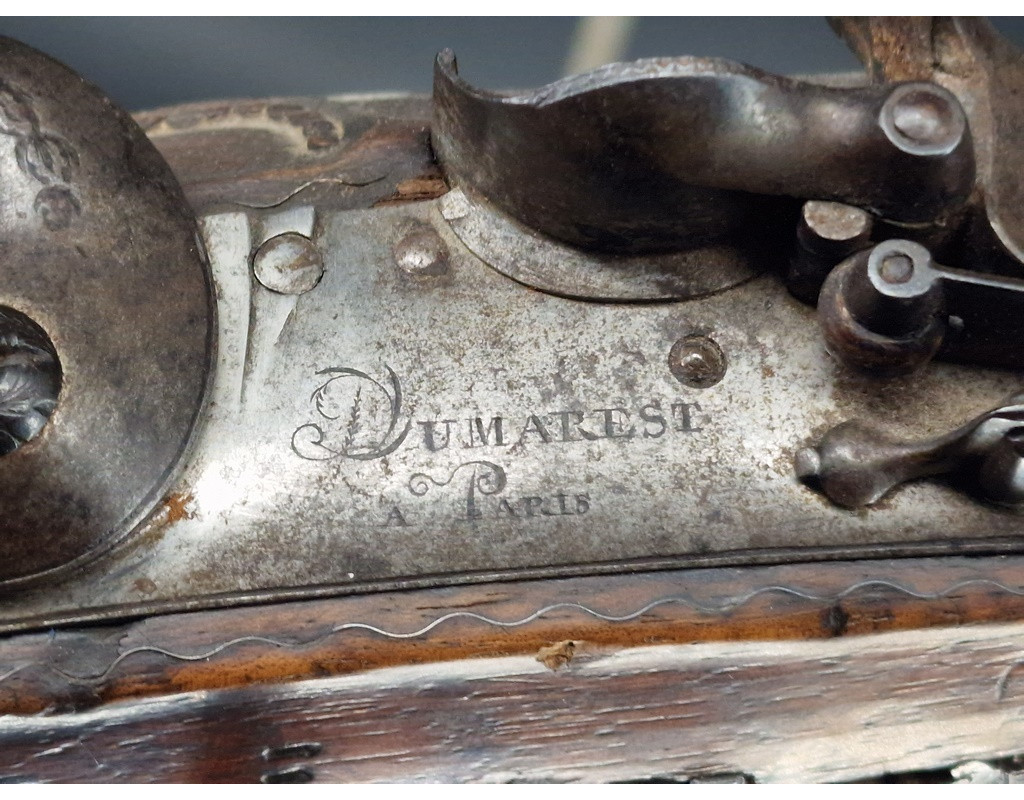 Armes Longues TROMBLON A SILEX par  DUMAREST à PARIS  vers 1820 - 1830  -  FRANCE RESTAURATION {PRODUCT_REFERENCE} - 3