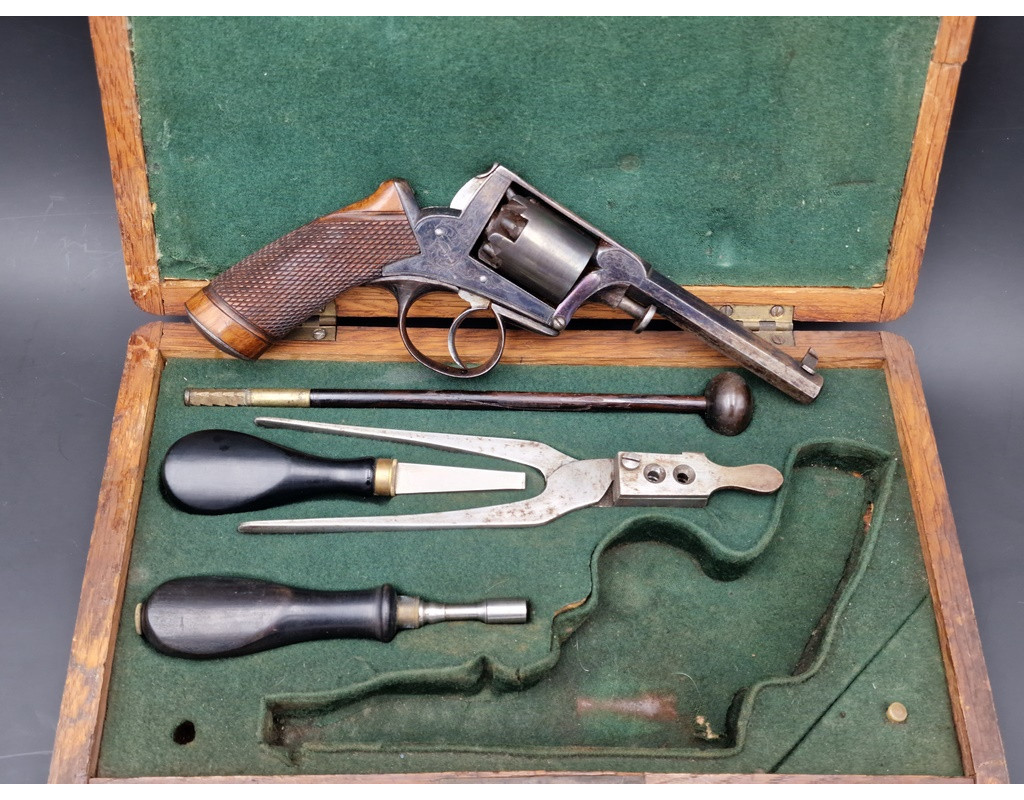 Armes de Poing REVOLVER en Coffret  DEANE ADAMS  Modèle 1851   Calibre 31  7.5mm  -  Angleterre  XIXè {PRODUCT_REFERENCE} - 3