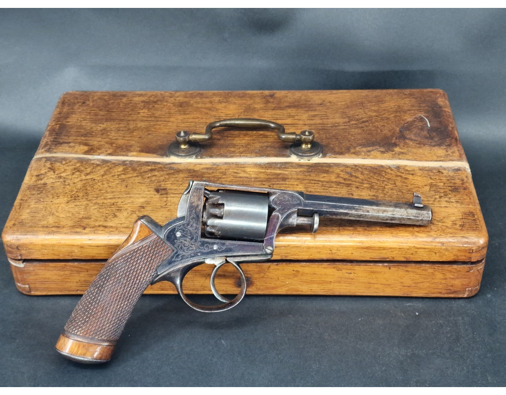 Armes de Poing REVOLVER en Coffret  DEANE ADAMS  Modèle 1851   Calibre 31  7.5mm  -  Angleterre  XIXè {PRODUCT_REFERENCE} - 13