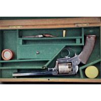 Armes de Poing REVOLVER OFFICIER DEANE ADAMS Modèle 1851 Auguste FRANCOTTE à Liège Calibre 44 - Belgique XIXè {PRODUCT_REFERENCE