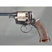 Armes de Poing REVOLVER OFFICIER DEANE ADAMS Modèle 1851 Auguste FRANCOTTE à Liège Calibre 44 - Belgique XIXè {PRODUCT_REFERENCE