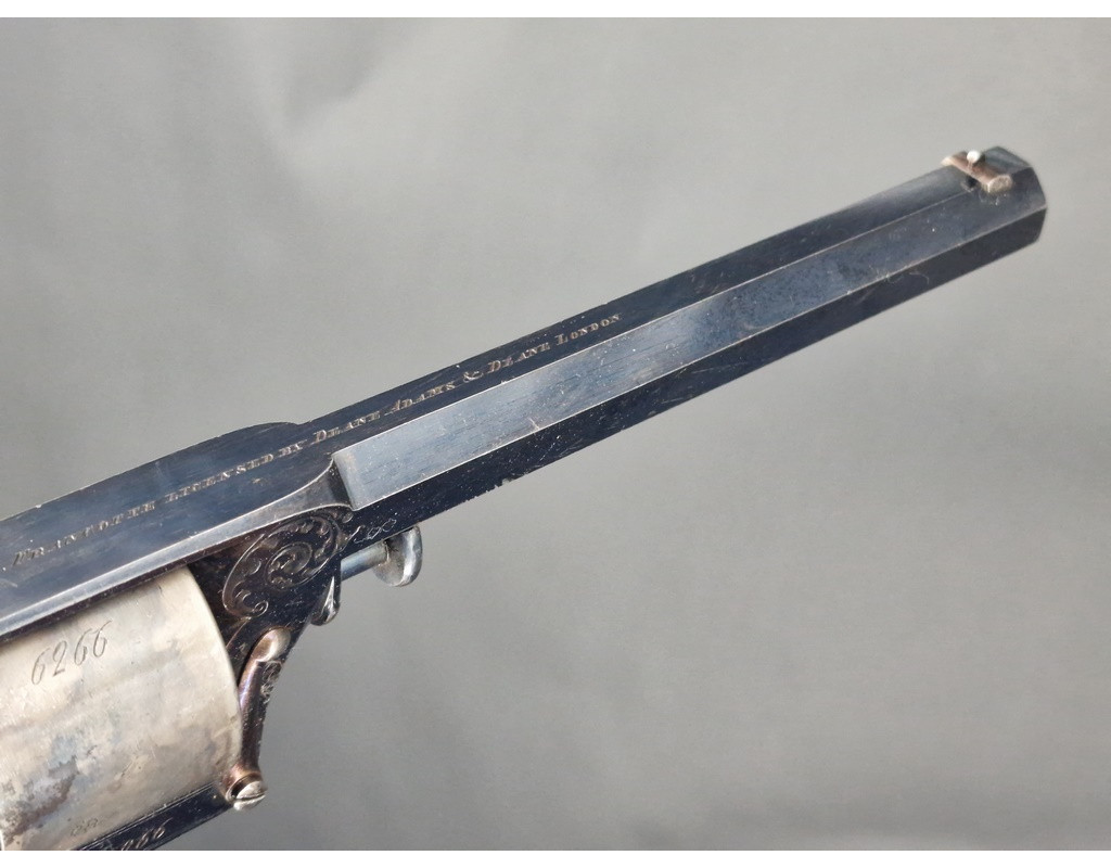 Armes de Poing REVOLVER OFFICIER DEANE ADAMS Modèle 1851 Auguste FRANCOTTE à Liège Calibre 44 - Belgique XIXè {PRODUCT_REFERENCE