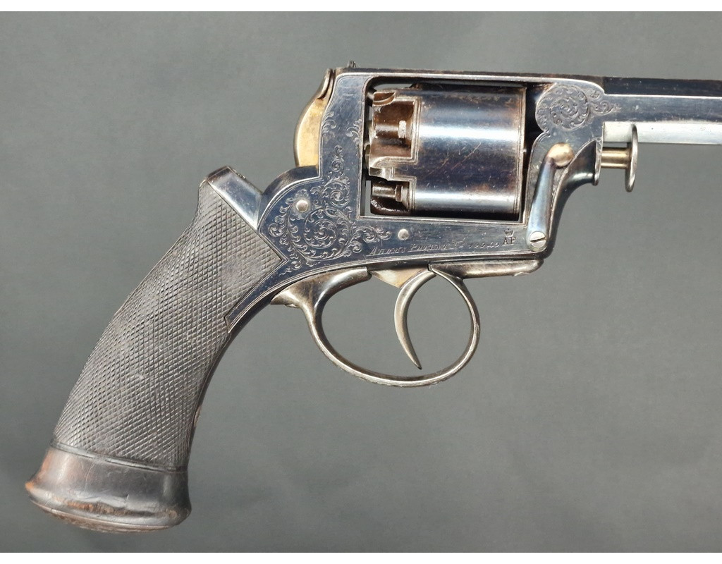 Handguns REVOLVER DEANE ADAMS Modèle 1851 par Auguste FRANCOTTE à Liège Calibre 44 - Belgique XIXè {PRODUCT_REFERENCE} - 6