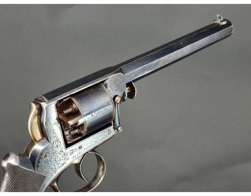 Handguns REVOLVER DEANE ADAMS Modèle 1851 par Auguste FRANCOTTE à Liège Calibre 44 - Belgique XIXè {PRODUCT_REFERENCE} - 9