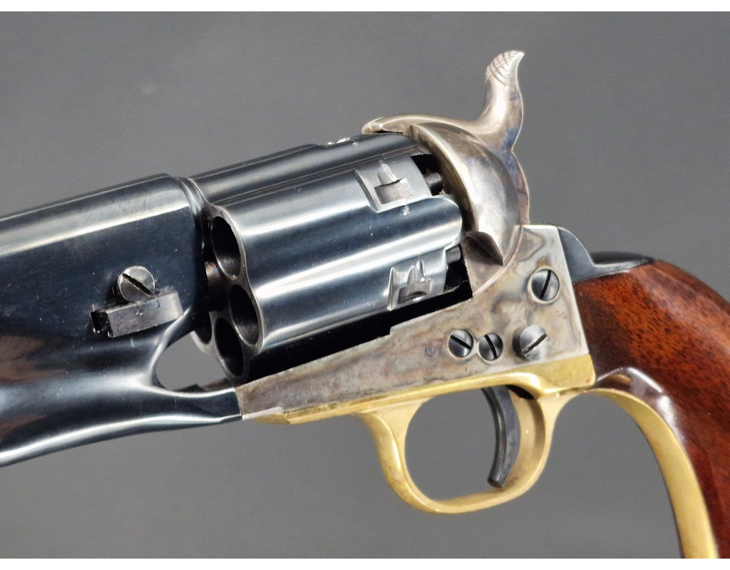 Handguns REVOLVER COLT ARMY 1860 FLUTED  8 pouces  CALIBRE 44 par UBERTI - ITALIE XXè {PRODUCT_REFERENCE} - 5