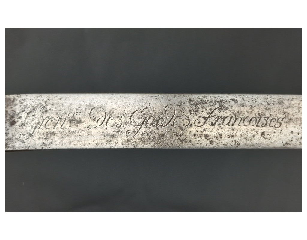 Armes Blanches SABRE INFANTERIE DES GRENADIERS DES GARDES FRANCOISES Modèle 1767 COMPAGNIE D'ELITE Louis XV - FRANCE ANCIENNE MO