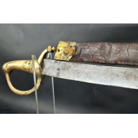 Armes et Objets de Marine SABRE DE BORD PORT DE MARSEILLE BRIQUET D'INFANTERIE DE MARINE MILITAIRE Modèle AN IX - 1801  -  FRANC