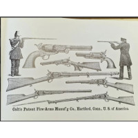 Armes Longues CARABINE COLT 1855   ARTILLERIE MODELE MILITAIRE   CALIBRE 56   GUERRE DE SECESSION CIVIL WAR - USA XIXè {PRODUCT_
