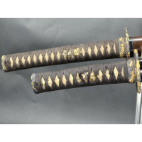 Arts & Armes du Japon DAISHO PAIRE de   SABRES JAPONAIS KATANA WAKIZASHI   en Suite  -  JAPON EDO {PRODUCT_REFERENCE} - 20