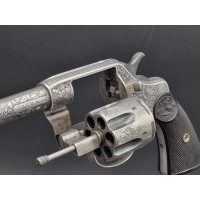 Catalogue Magasin LUXUEUX REVOLVER COLT NEW ARMY MODELE 1895 Gravé d'Usine Calibre 38LC  Long Colt -  USA XIXè BD1  N°214591 - 1