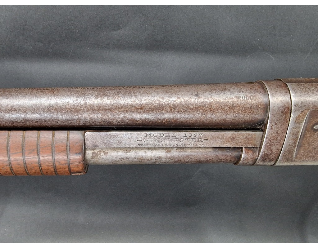 Armes Longues WINCHESTER 1897 FUSIL de CHASSE à POMPE   TAKEDOWN SHOTGUN   Calibre 12/70  de 1912 - USA 19è {PRODUCT_REFERENCE} 
