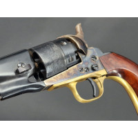 Armes de Poing PAIRE REVOLVERS Réplique Colt 1860 ARMY par UBERTI  avec Ceinturon double holster en Cuir - ITALIE XXè {PRODUCT_R