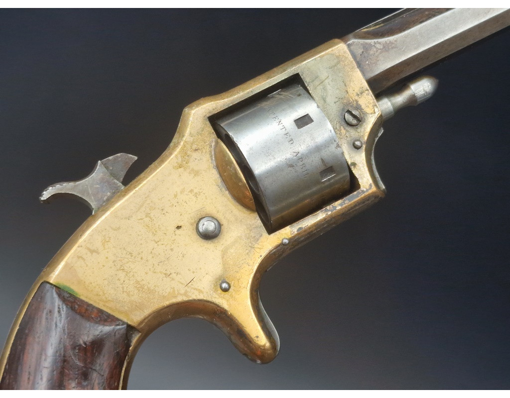 Armes de Poing REVOLVER ROLLING WHITE ARMS CO POCKET Calibre 22 RF pour SMITH ET WESSON 1860s- USA XIXè {PRODUCT_REFERENCE} - 7