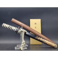Art du Japon SUPERBE  TANTO  JAPON  HIZEN KUNI TADAYOSHI  CERTIFICAT NBHK {PRODUCT_REFERENCE} - 1