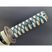 Art du Japon SUPERBE  TANTO  JAPON  HIZEN KUNI TADAYOSHI  CERTIFICAT NBHK {PRODUCT_REFERENCE} - 8